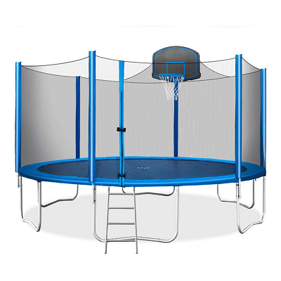 Luxury Trampoline 15FT WITH BASKETBALL HOOP